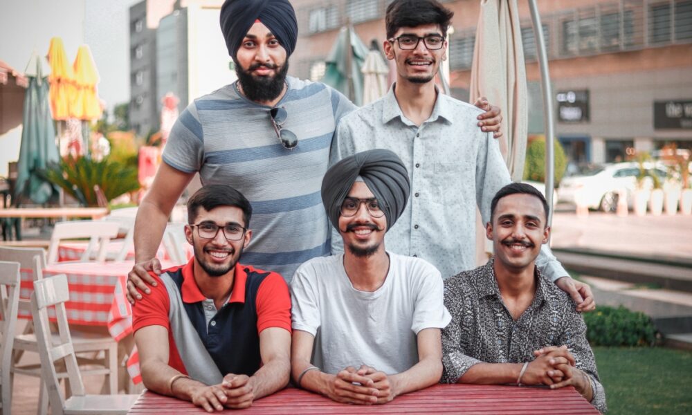 Happy student indian student